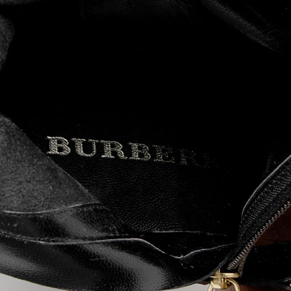 Burberry Patent Leather Chain Knee High Boots - Size 8.5 / 38.5 - Picture 8 of 8